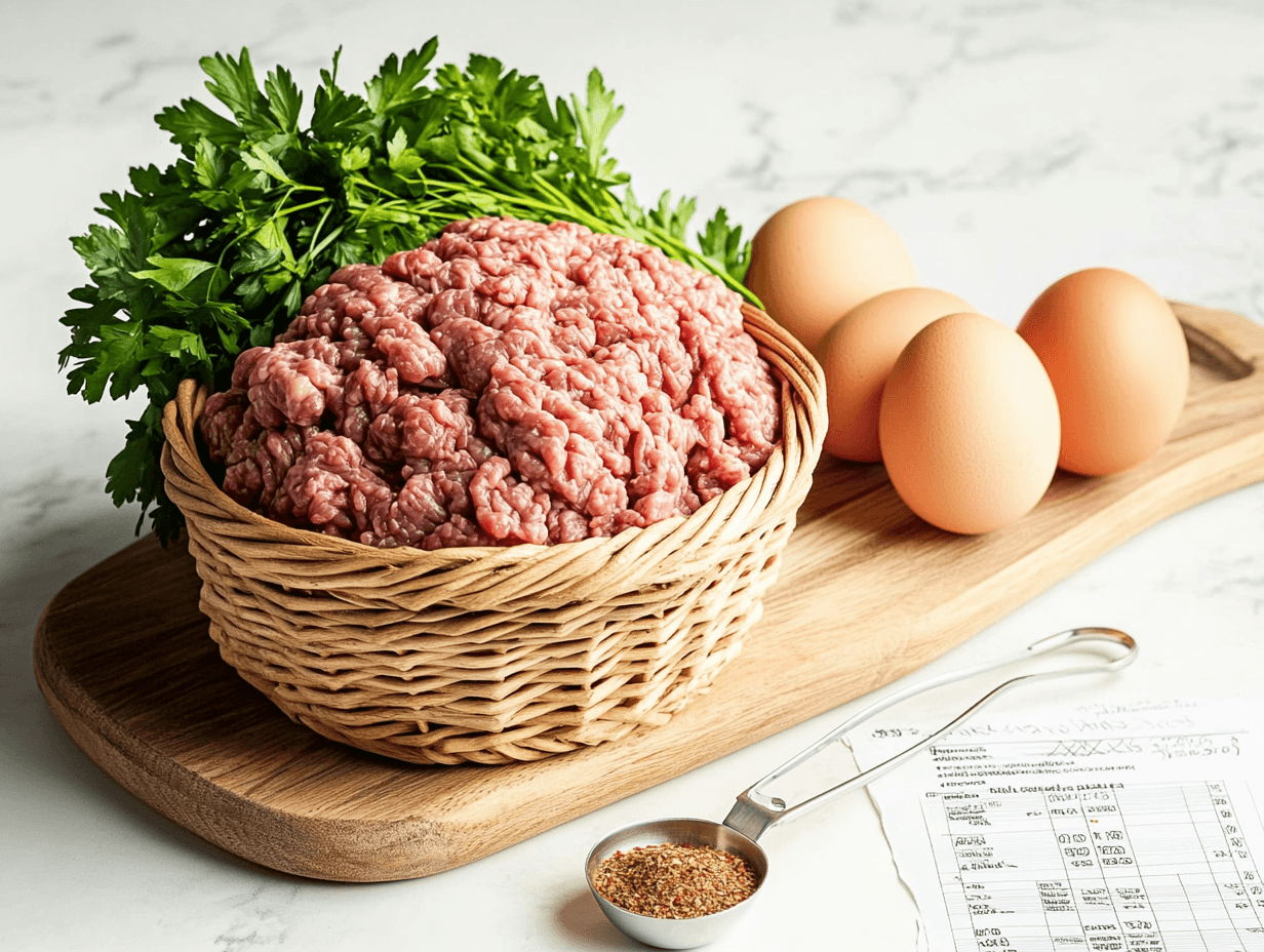 A delicious dish of eggs and ground beef served in a skillet.