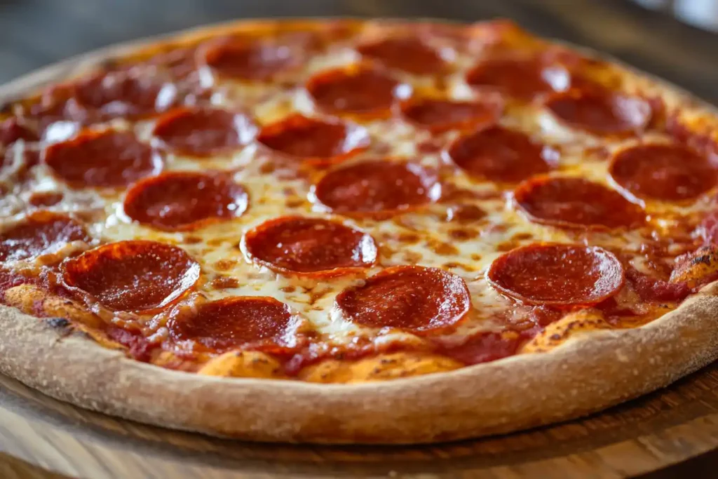 A modern New York pizza pie